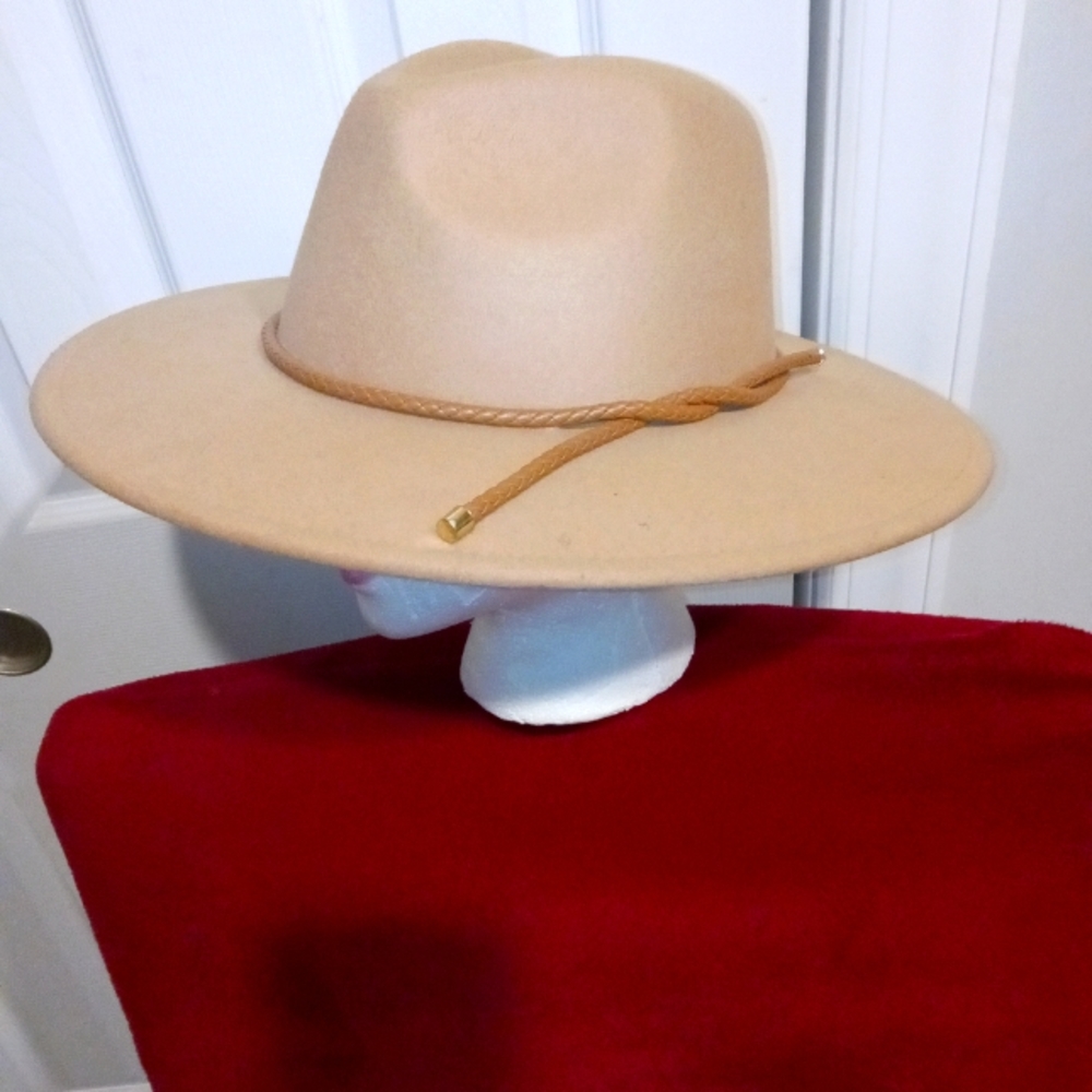 2 felt fall style hats.